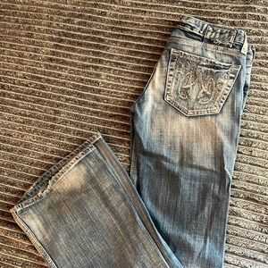 BigStar denim - sweet - size 25L (33.5inseam) low rise light wash jeans